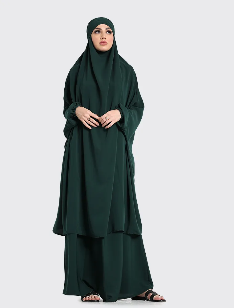 Green 2 Piece Jilbab